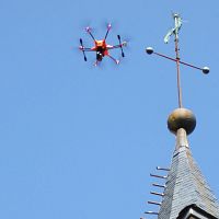 Chamboeuf : un drône pour mieux renover le clocher de l'Eglise