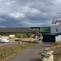 Réfection des bardages de la passerelle de l’autoroute A6 au droit de l’aire Beaune Tailly